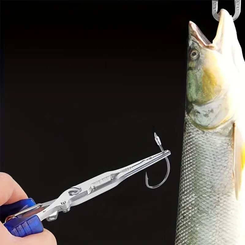 China China Stainless Steel Fishing Pliers with Non-Slip Handle and Hook Remover - Durable and Multifunctional Fishing Scissors