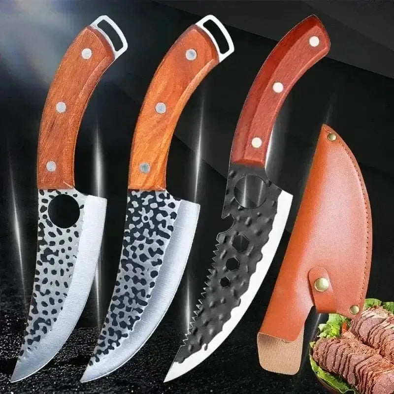 China China Stainless Steel Handmade Forged Knife Kitchen Chef Boning Knives Fishing Knife Meat Cleaver Butcher Knife Kitchen Accesories