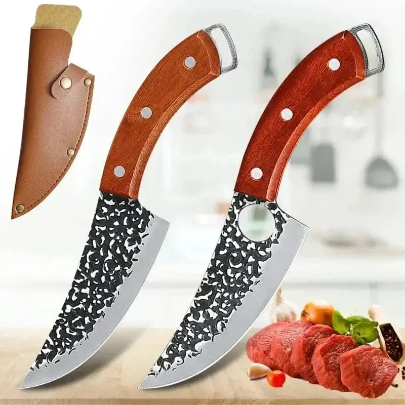 China China Stainless Steel Handmade Forged Knife Kitchen Chef Boning Knives Fishing Knife Meat Cleaver Butcher Knife Kitchen Accesories