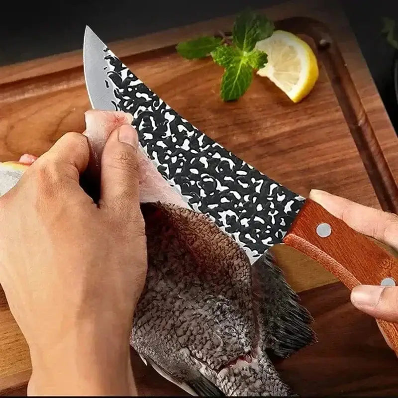 China China Stainless Steel Handmade Forged Knife Kitchen Chef Boning Knives Fishing Knife Meat Cleaver Butcher Knife Kitchen Accesories