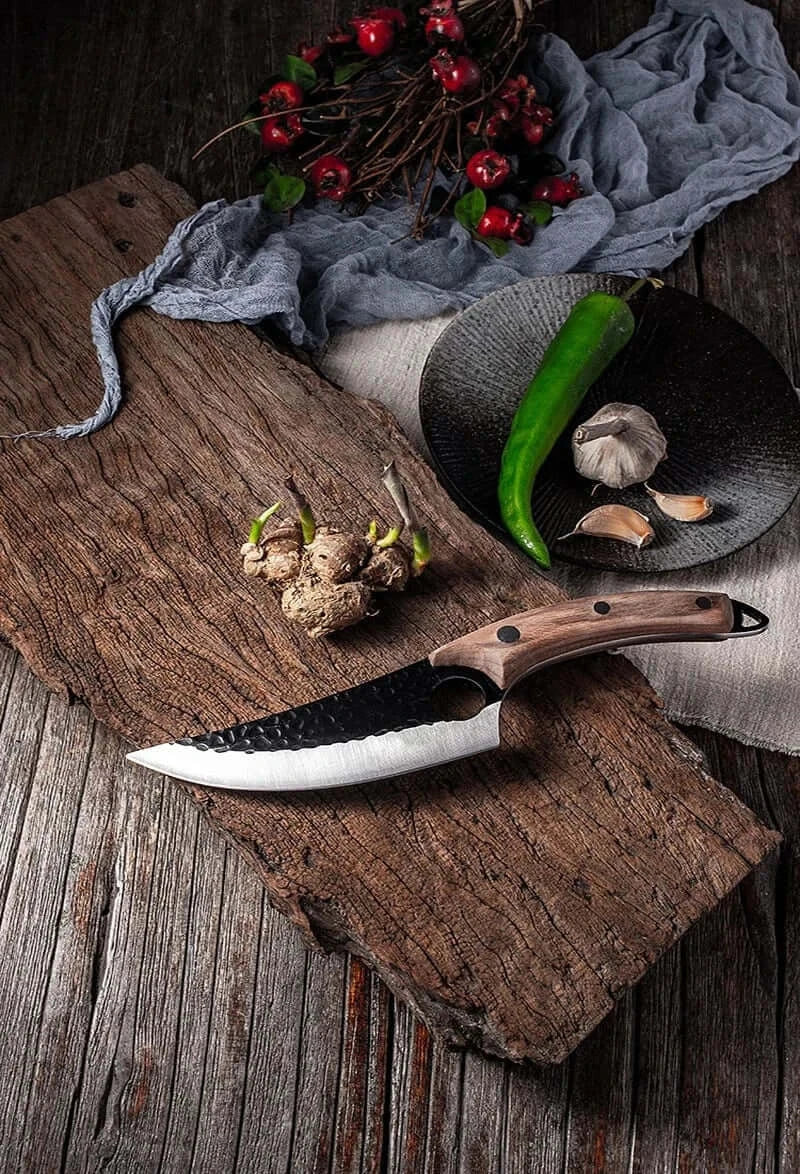 China China Stainless Steel Kitchen Boning Knife Fishing Knife Meat Cleaver Handmade Forged Chef Outdoor Cooking Cutter Butcher Knife Tool