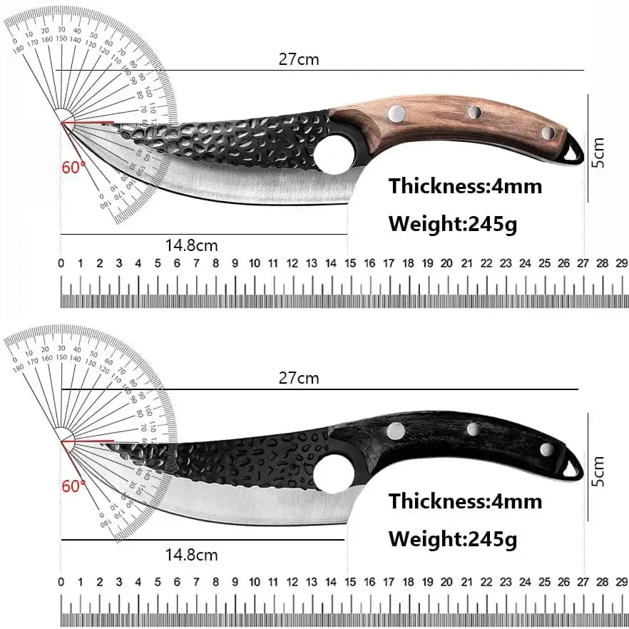China China Stainless Steel Kitchen Boning Knife Fishing Knife Meat Cleaver Handmade Forged Chef Outdoor Cooking Cutter Butcher Knife Tool