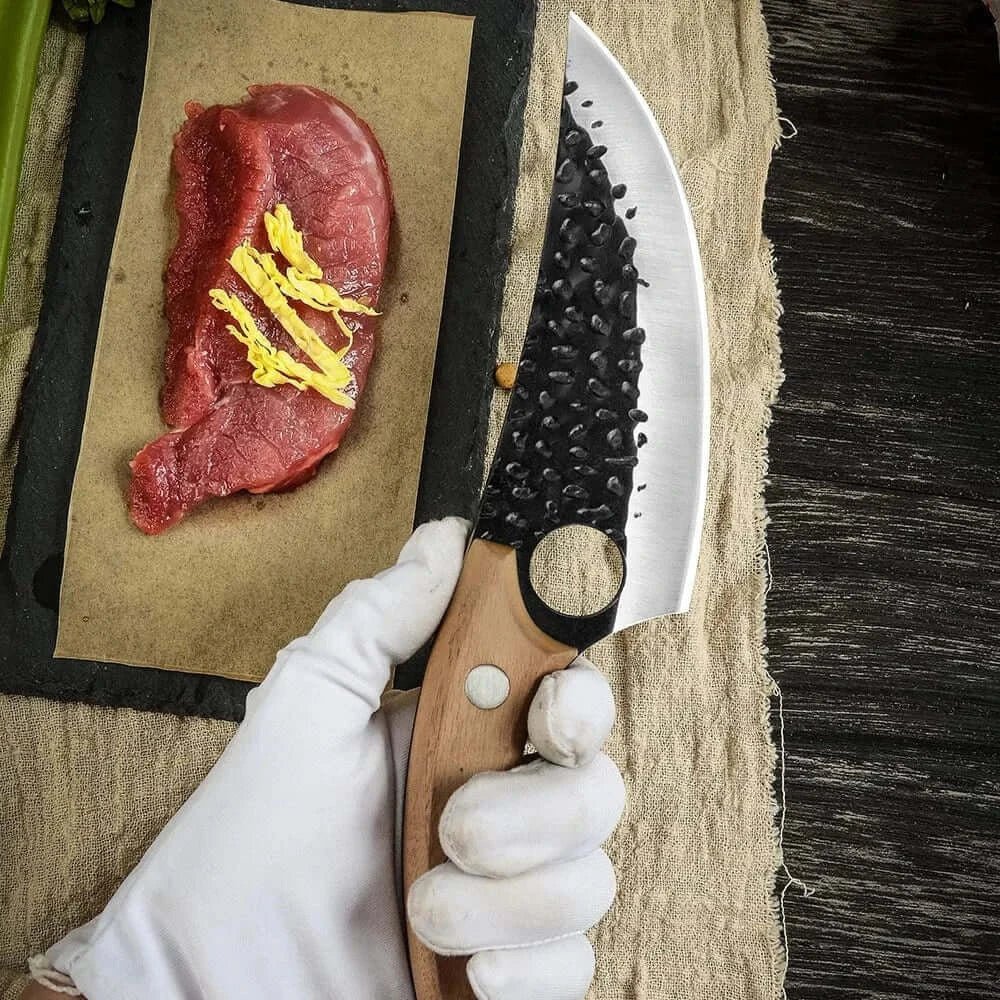 China China Stainless Steel Kitchen Boning Knife Handmade Fishing Knife Meat Cleaver Outdoor Cooking Cutter Butcher knife Cutter
