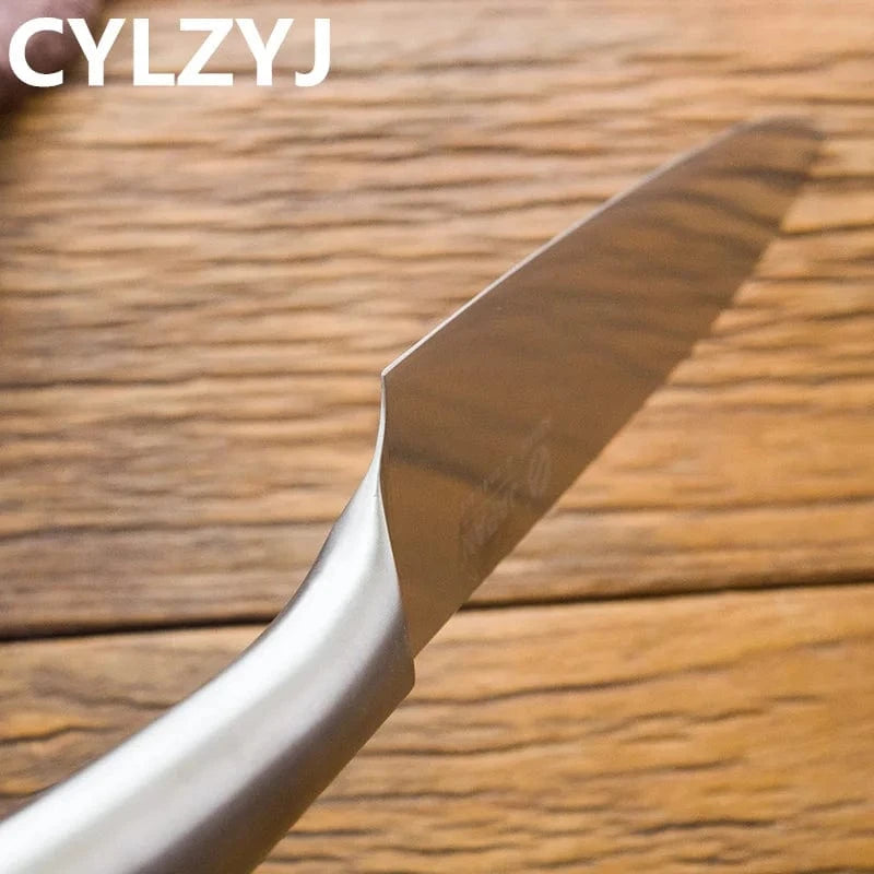 China China Stainless Steel Kitchen Knife Kitchen Knives Set Chef Knives Sets Chef Slicer Paring Bread Utility Knife Scissors Sharpener