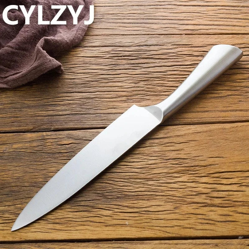 China China Stainless Steel Kitchen Knife Kitchen Knives Set Chef Knives Sets Chef Slicer Paring Bread Utility Knife Scissors Sharpener