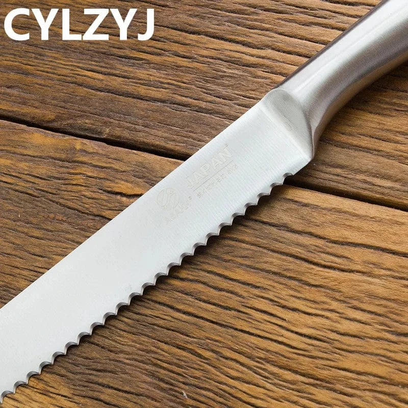 China China Stainless Steel Kitchen Knife Kitchen Knives Set Chef Knives Sets Chef Slicer Paring Bread Utility Knife Scissors Sharpener