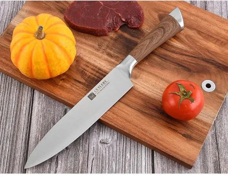 China China Stainless Steel Knife Set Kitchen Knives 6 Pcs Set Fruit Utility Boning Bread Slicing Chef Slicer Nakiri Paring Cooking Knife