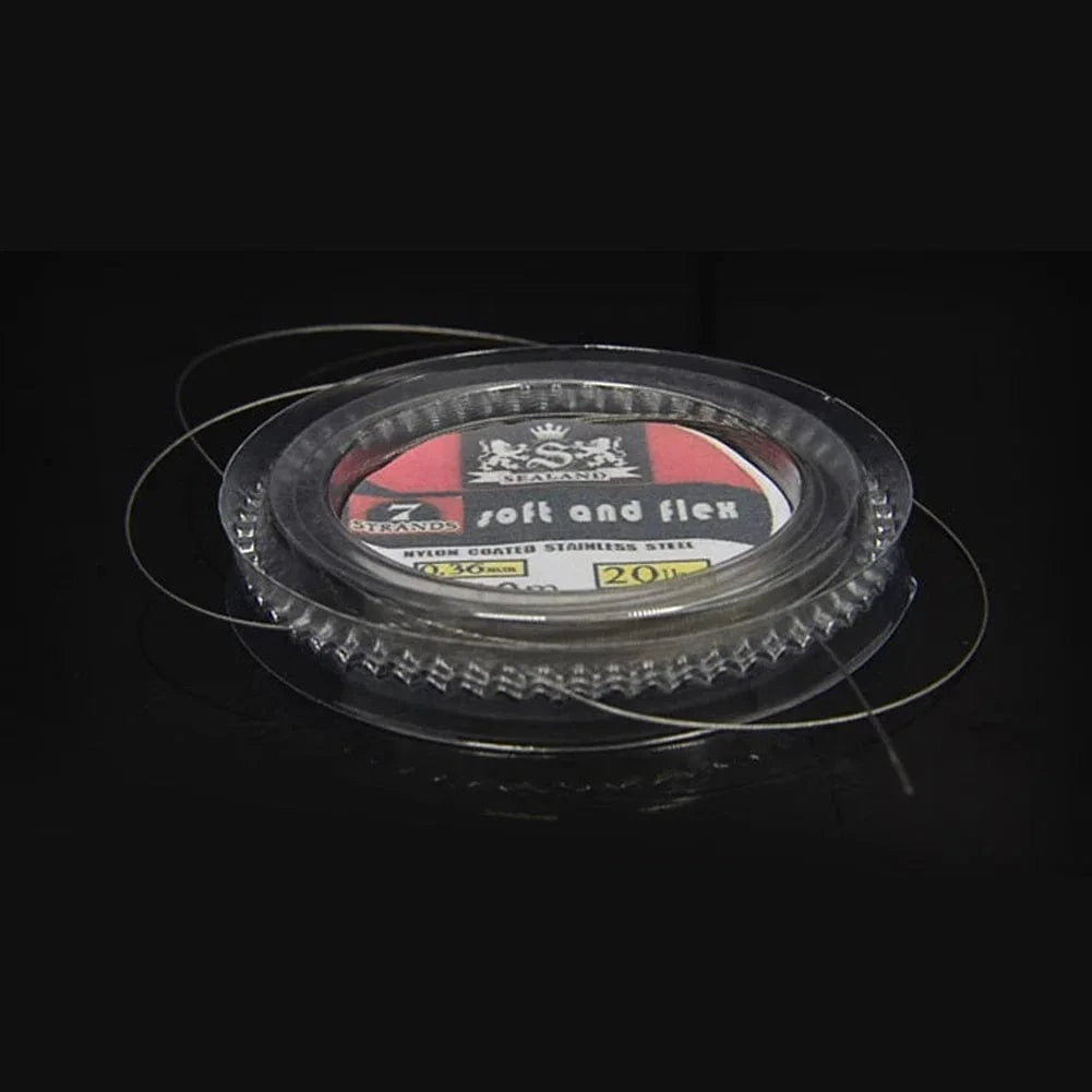 China China Stainless Steel Plastic Nylon Anti-Bite Wire Line Sea Fishing Boat Fishing Luya Anti-Wear Fishing Line Copper Tube Tight Clamp