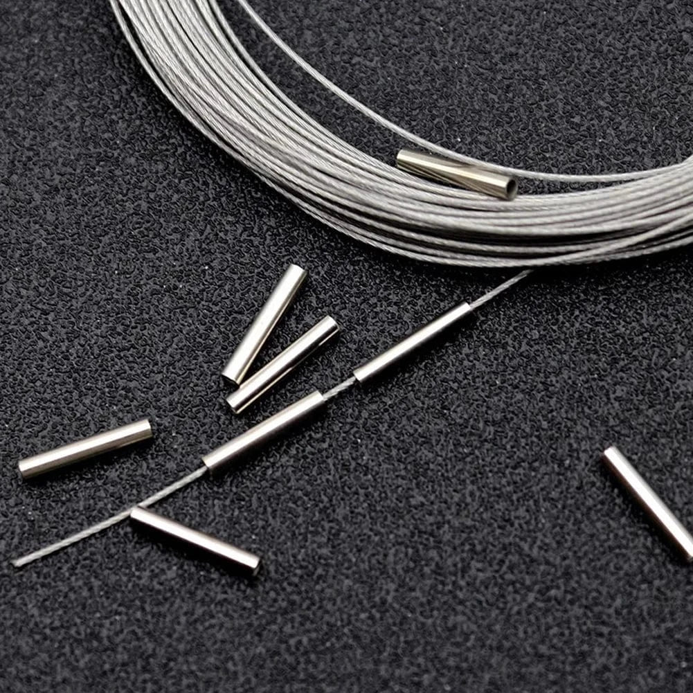 China China Stainless Steel Plastic Nylon Anti-Bite Wire Line Sea Fishing Boat Fishing Luya Anti-Wear Fishing Line Copper Tube Tight Clamp
