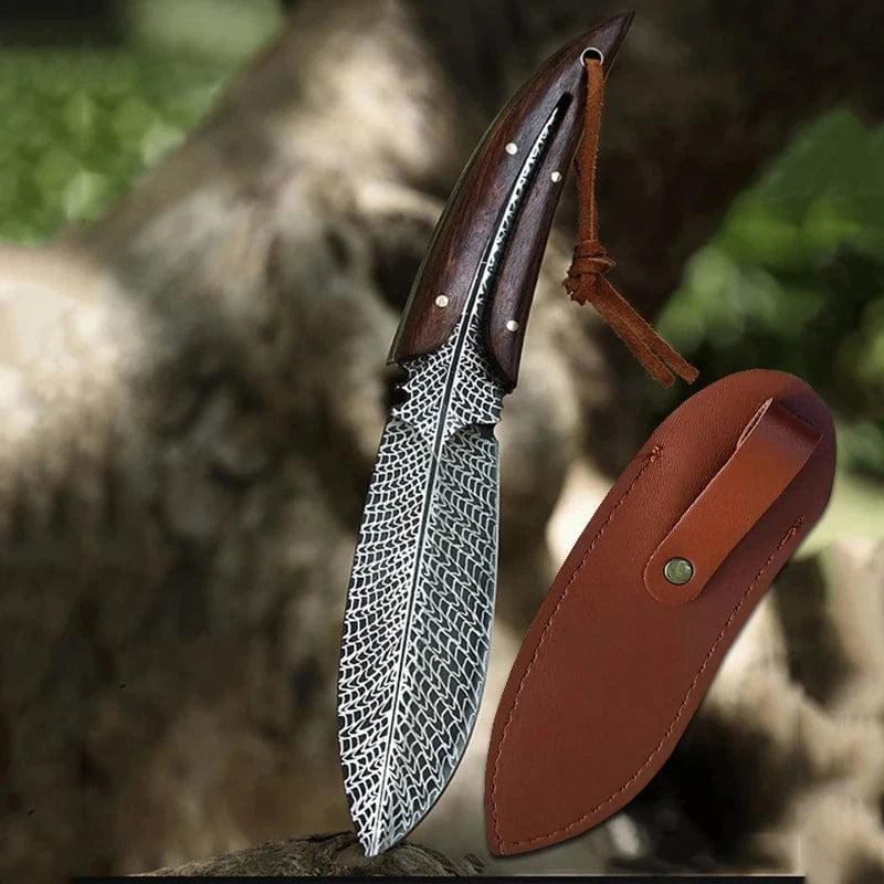 China China Stainless Steel Utility Knife Kitchen Boning Knife with Sheath Cleaver Barbecue Cutting Fishing Knife Paring Cooking Tools