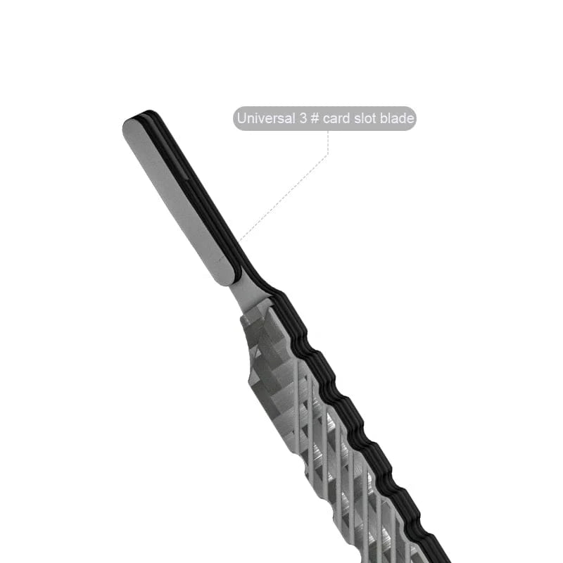 China China Standard Set QIANLI TX01 Carbon Fibre Back Cover Glass Remover Disassembly Repair Knife Set Phone Motherboard Chip Glass Glue Remove Tool Kit