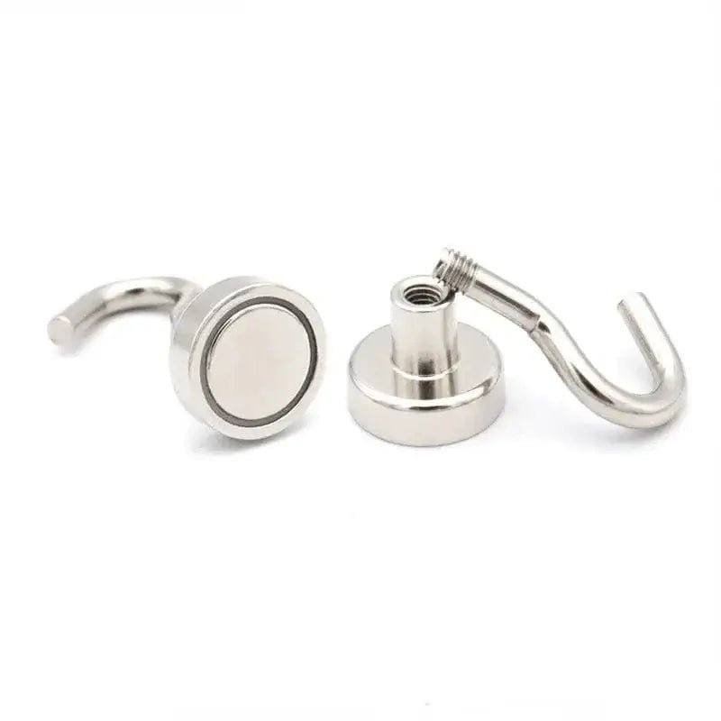 China China Strong Powerful Round Neodymium Magnet Hook Salvage Magnet Sea Fishing Equipments Holder Pulling Mounting Pot with Ring Hooks