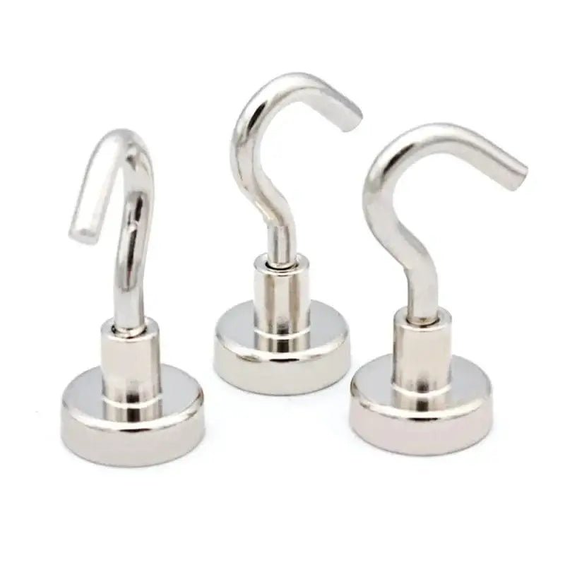 China China Strong Powerful Round Neodymium Magnet Hook Salvage Magnet Sea Fishing Equipments Holder Pulling Mounting Pot with Ring Hooks