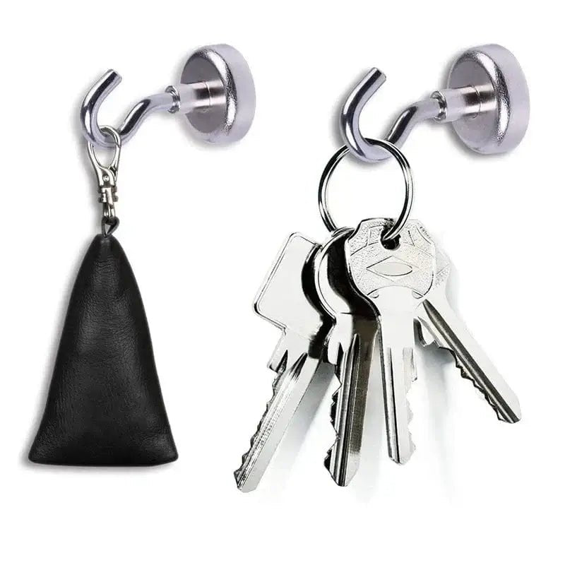 China China Strong Powerful Round Neodymium Magnet Hook Salvage Magnet Sea Fishing Equipments Holder Pulling Mounting Pot with Ring Hooks