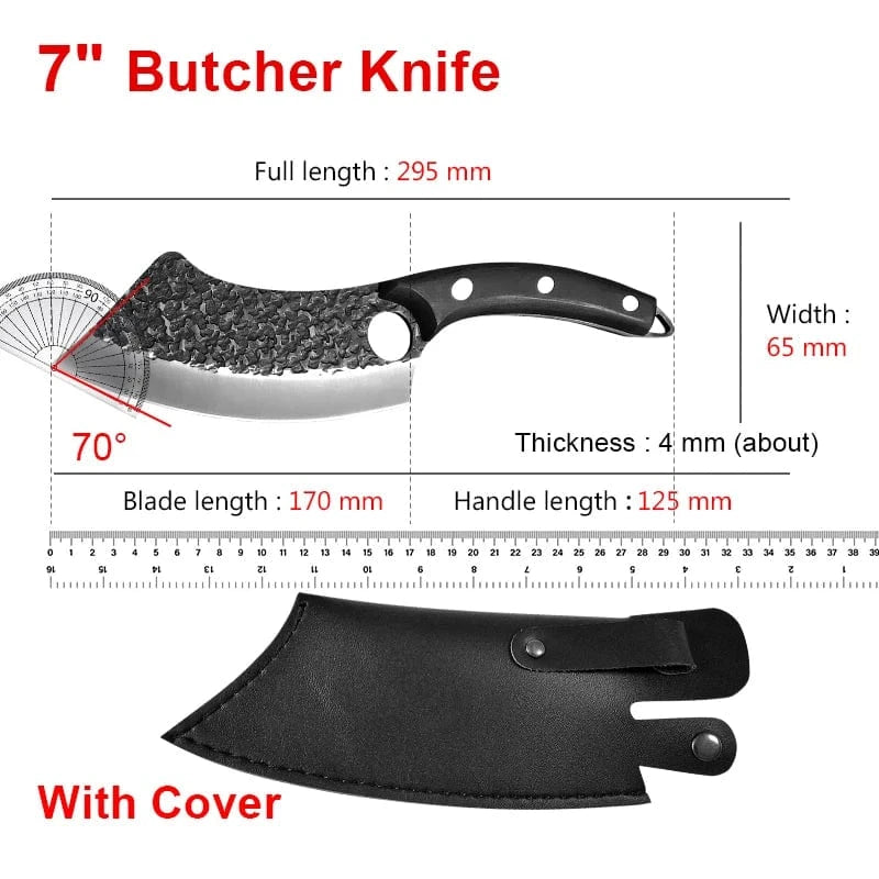 China China Style B with cover Handmade Forged Kitchen Knife