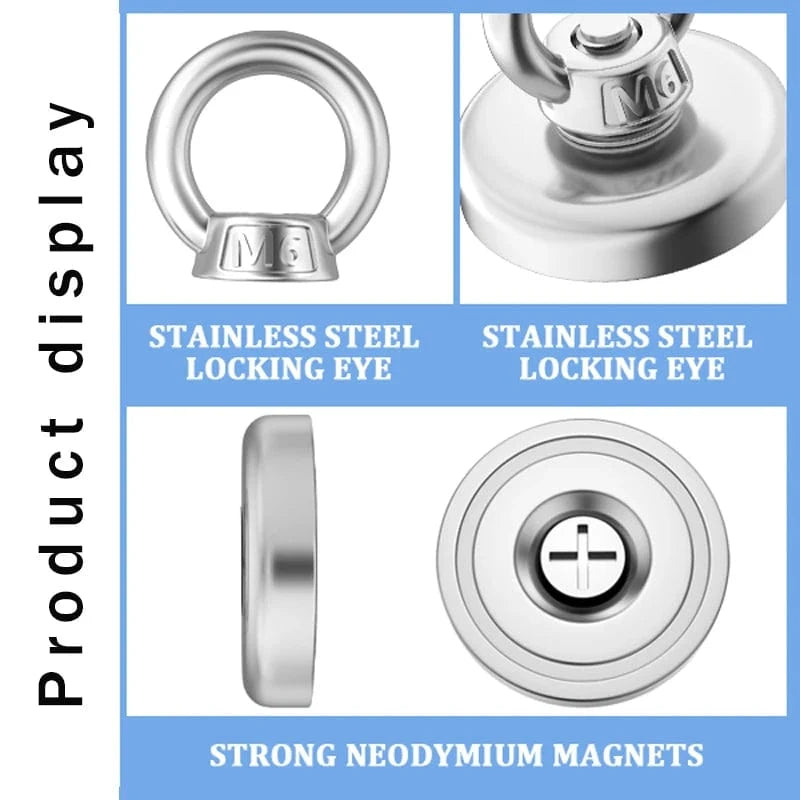 China China Super Magnet Strong Super Powerful Neodymium Magnets N52 Iman Ima Magnetic Fishing Magneat Magnetti Neomidium Imans Search Hook