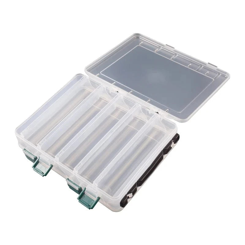 China China TAIYU Double Sided 14/10 Compartment Fishing Tackle Box For Sea Fishing Lure Bait Hook Accessories extra-large space Storage Box