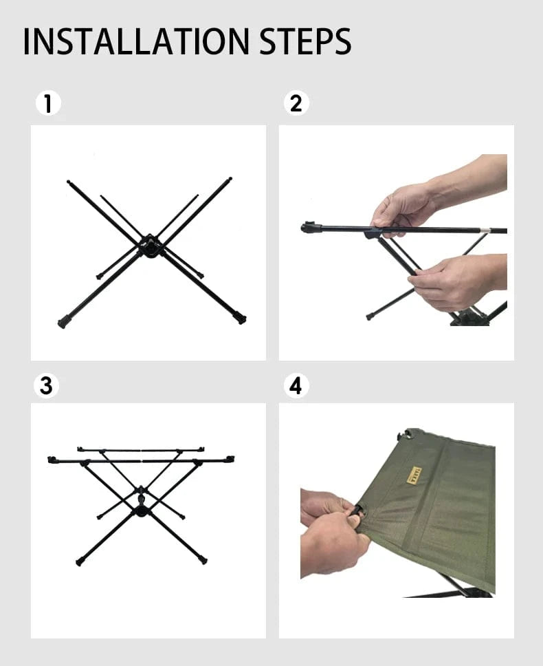 China China TARKA Camping Oxford Fabric Table Folding Desk Lightweight Foldable Cloth Tables Outdoor Fishing Picnic Desk Camping Equipment
