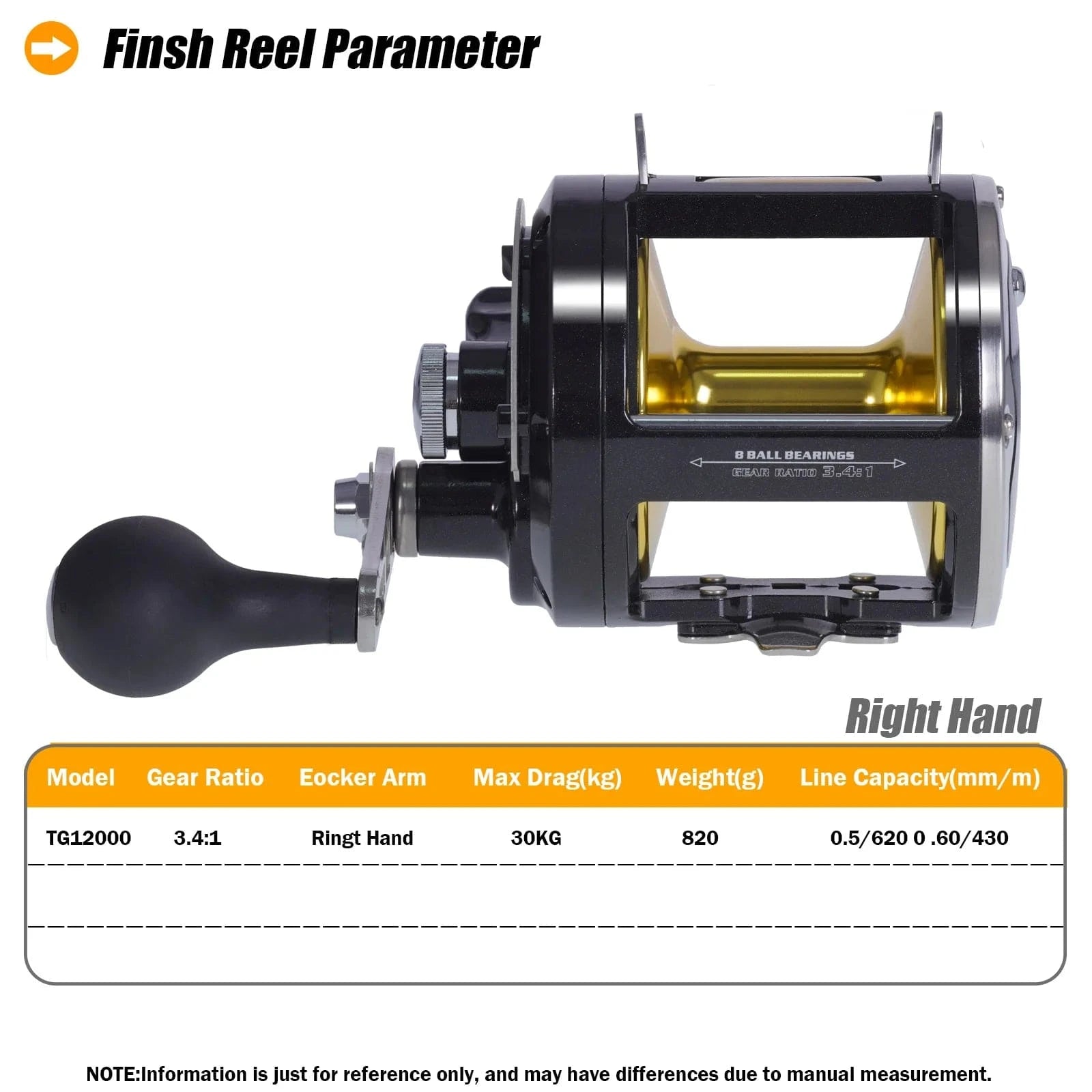 China China TG12000 Trolling Drum Fishing Reels All Aluminum Alloy Body Sea Saltwater Accessories Drag 30KG Jigging Reel Boat Carretilha De Pesca