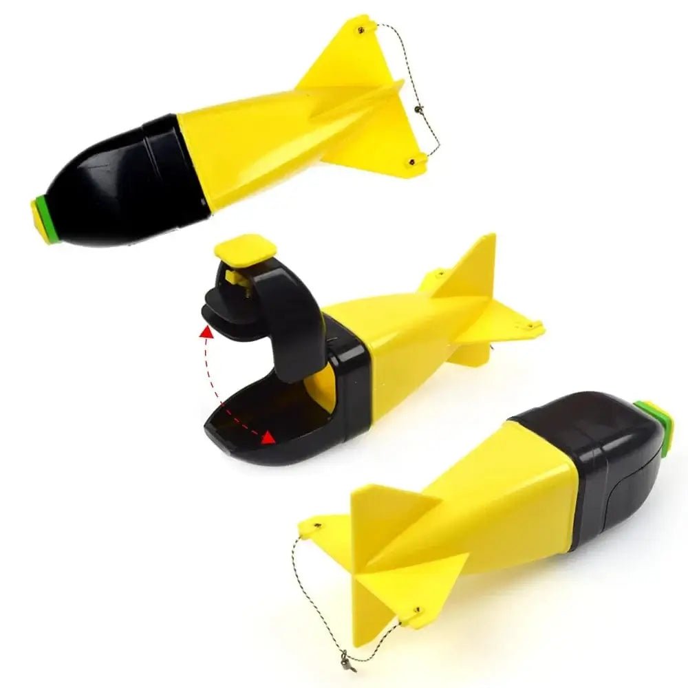 China China TOLU Fishing Rocket Feeder Large Small Spod Bomb Float Lure Bait Holder 2 Size Pellet Rockets Feeders Position Gear Accessories