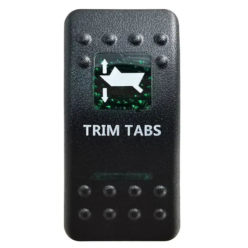 China China Trim Tabs- 7P (ON) Green Led Light Bar Rocker Switch SPST 5Pins/DPDT 7Pins For Car Marine Boat IP68 NARVA Carling ARB Auto Parts Camper Replacement