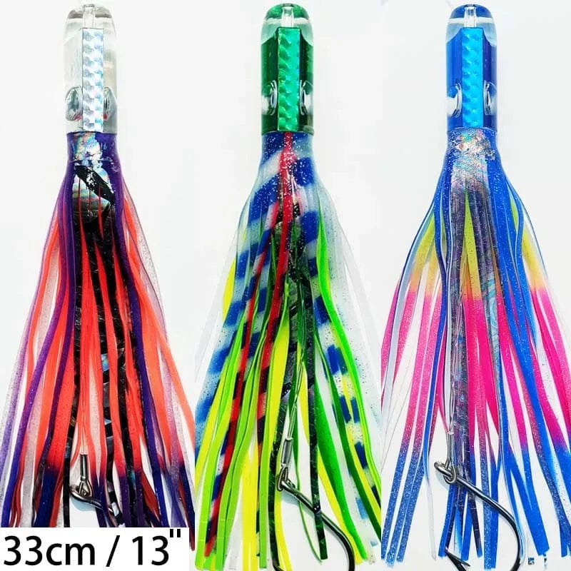 China China Trolling Fishing Lures, Rigged Skirted, Big Game, Marlin Tuna, Prowler, 13 ', 33cm
