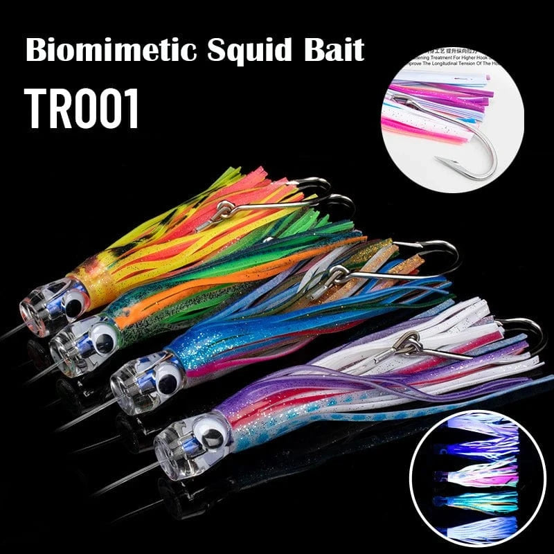 China China Trolling Skirt Tuna Lures 50g/16.5cm Sinking Boat UV Light Fishing Saltwater Lures for Marlin Sea Trolling Fishing Bait
