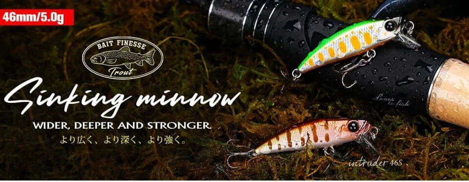 China China TSURINOYA 40S Sinking Minnow Fishing Lure 40mm 3.7g SENTRY Artificial Hard Bait For Light Game Ajing Rockfish Bass Pike Jerkbait