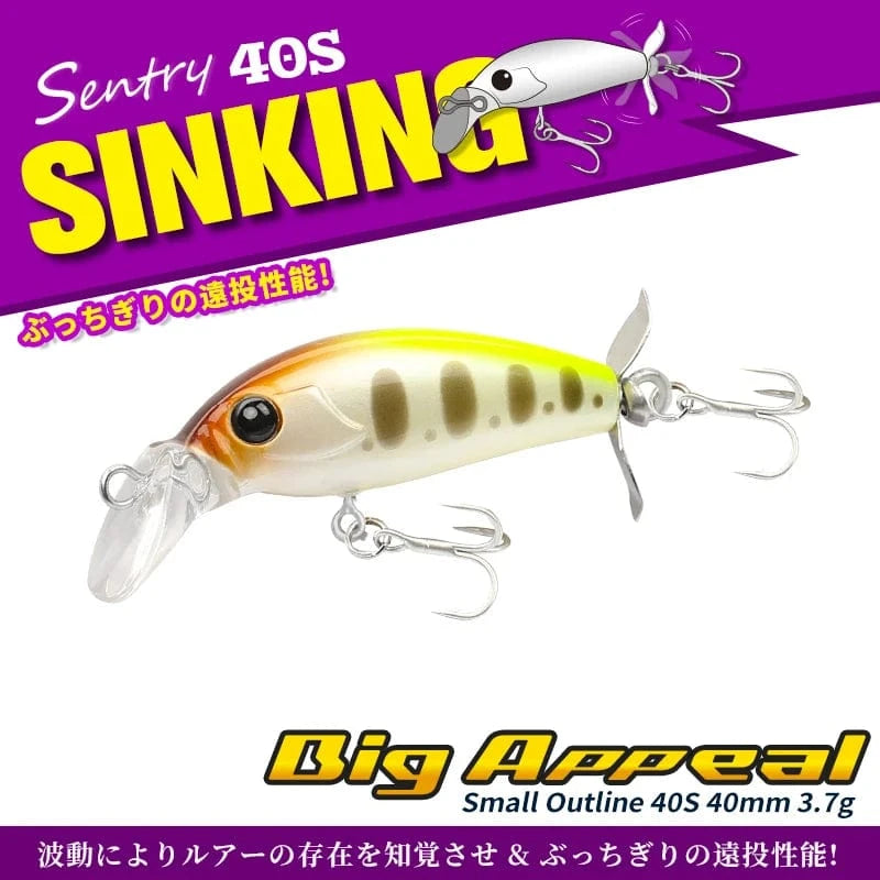 China China TSURINOYA 40S Sinking Minnow Fishing Lure 40mm 3.7g SENTRY Artificial Hard Bait For Light Game Ajing Rockfish Bass Pike Jerkbait