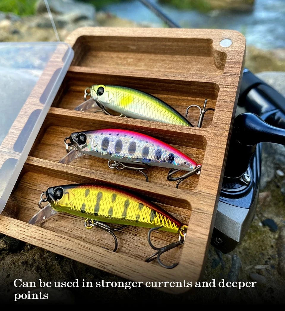 China China TSURINOYA 51mm 5.8g Sinking Minnow Intruder 51S River Fishing Lure Light Game Fishing Lure Stream Hard Bait Perch Pike Trout