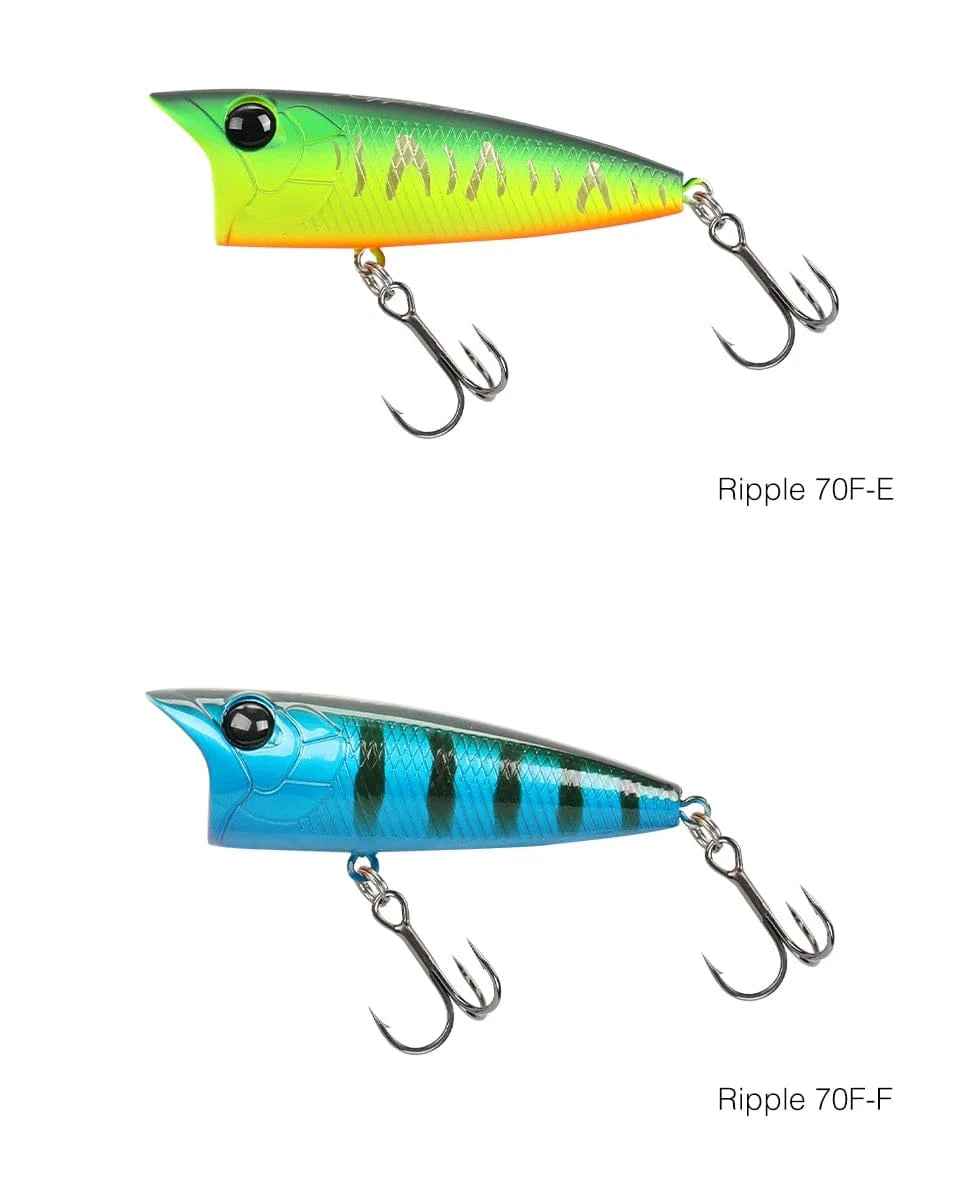 China China TSURINOYA 70mm 12g Fishing Lure Topwater Popper RIPPER 70F Long Casting Hard Bait Pike Bass Game Big Mouse Surface Model Wobble