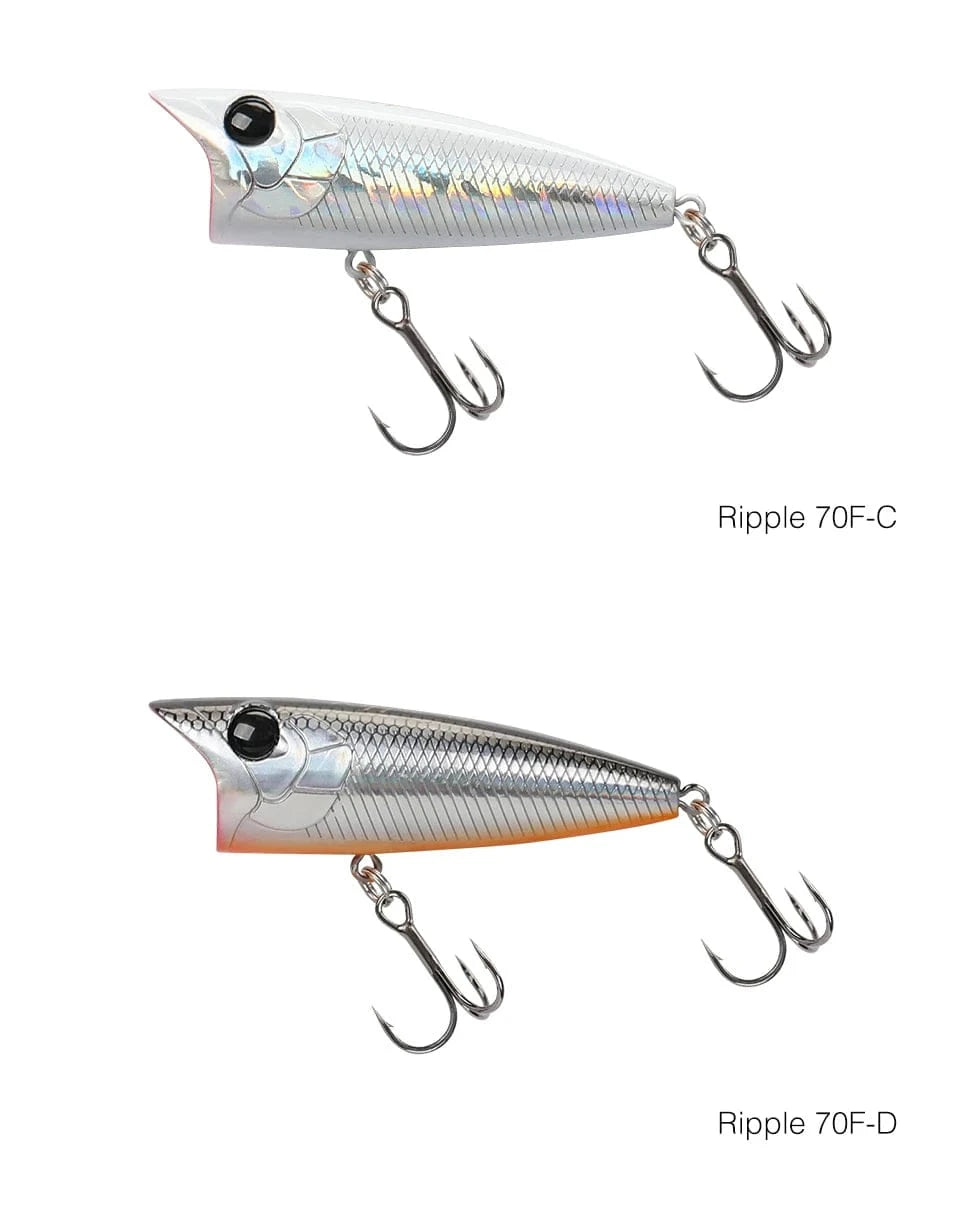 China China TSURINOYA 70mm 12g Fishing Lure Topwater Popper RIPPER 70F Long Casting Hard Bait Pike Bass Game Big Mouse Surface Model Wobble