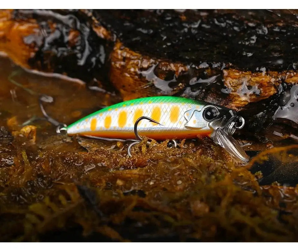 China China TSURINOYA Bait Finesse Fishing Lure Intruder 51S Sinking Minnow Jerkbait 51mm 5.8g Super-Slide Hooks Trout Ajing Game Hard Bait