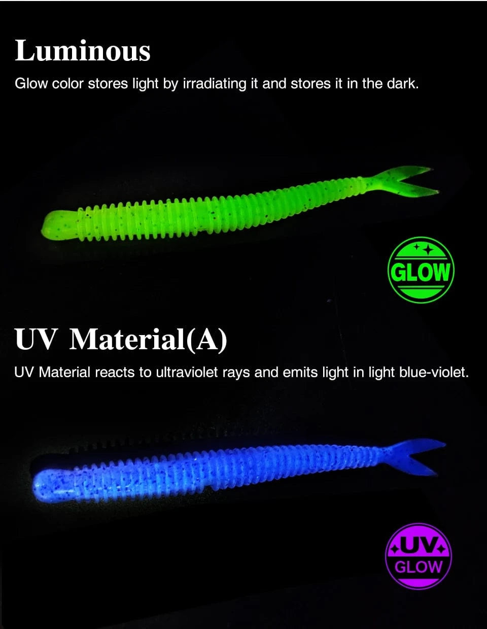 China China TSURINOYA Soft Bait Fishing Lure FLAME 3.0in 1.8g 18pcs Silicone Worm Bass Pike Light Game Fishing Rig Tackle Swimbait