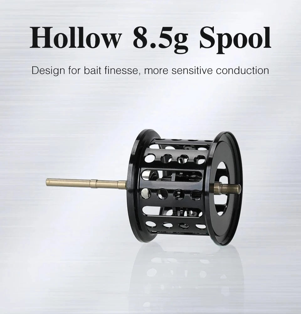 China China TSURINOYA Spirit Fox 50 Bait Finesse System Baitcasting Fishing Reel 7.3:1 Gear Ratio Carbon Fishing Coil For Light Game Trout
