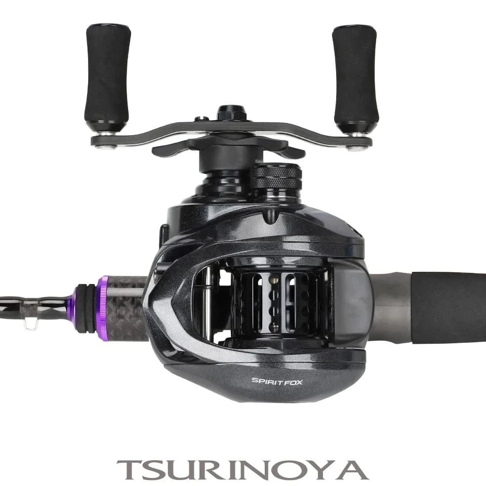 China China TSURINOYA Spirit Fox 50 Bait Finesse System Baitcasting Fishing Reel 7.3:1 Gear Ratio Carbon Fishing Coil For Light Game Trout