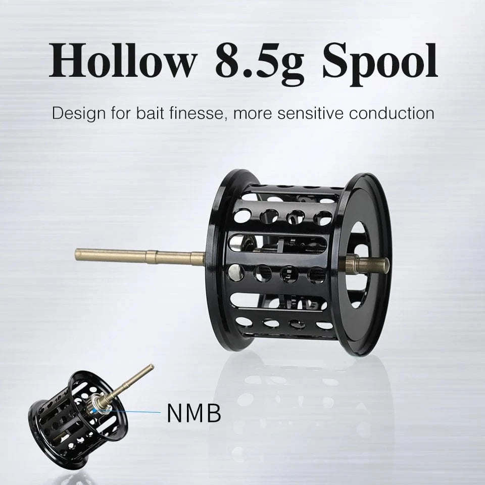 China China TSURINOYA Spirit Fox 50 Bait Finesse System Baitcasting Fishing Reel 7.3:1 Gear Ratio Carbon Fishing Coil For Light Game Trout