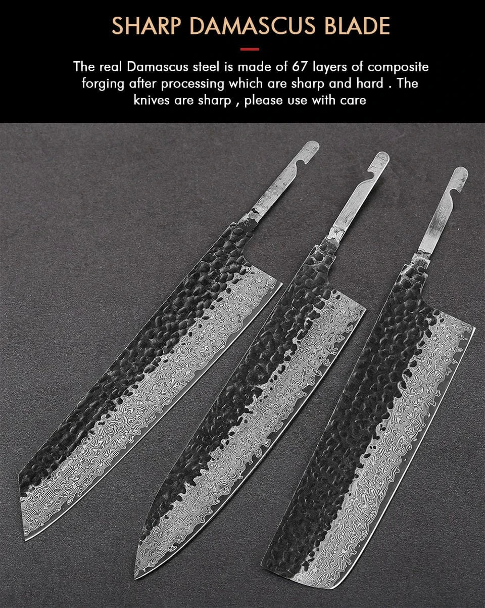 China China TURWHO 1-5 Pieces Japanese Chef Knives