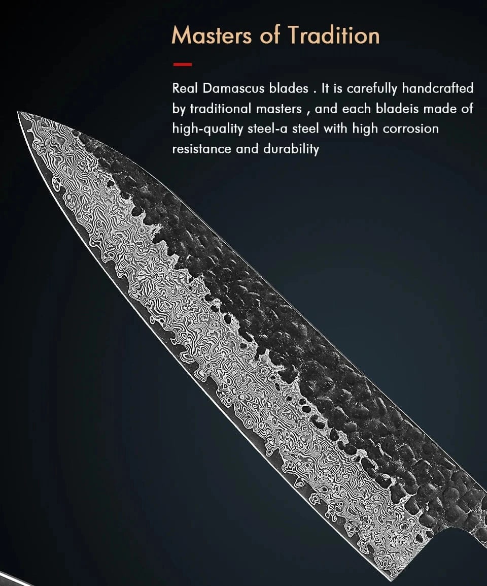 China China TURWHO 1-5 Pieces Japanese Chef Knives