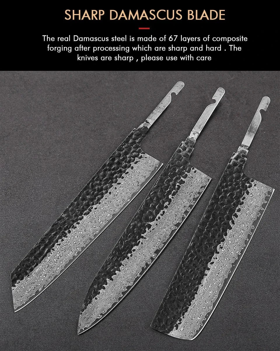 China China TURWHO 1-7 Pieces Japanese Chef Knives