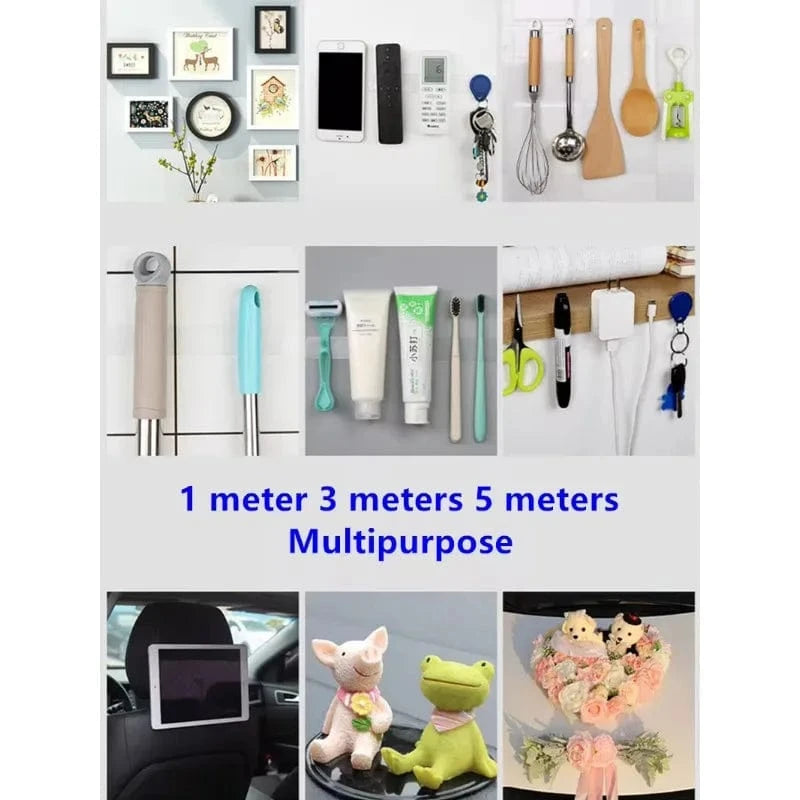 China China Ultra-strong Double Sided Adhesive 3M Monster Tape 5M Home Appliance Waterproof Wall Stickers Home Improvement Resistant Tapes
