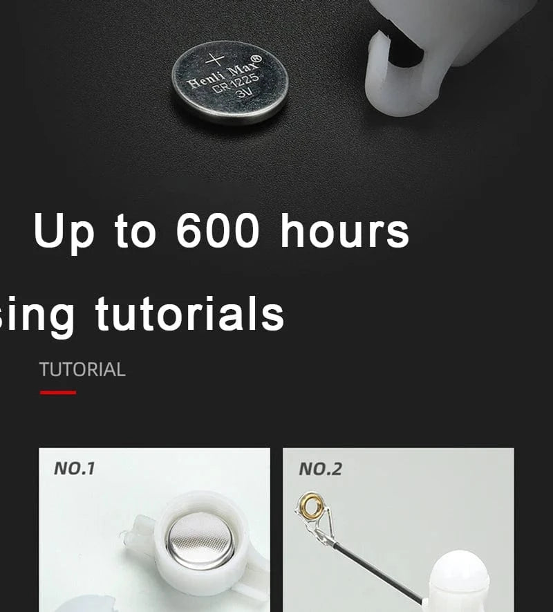 China China Upgrade Fishing Alarm Light Fishing Bite Accessories Electronic LED Light Smart Reminder Bite Alarm Night Indicator Fishing Tool