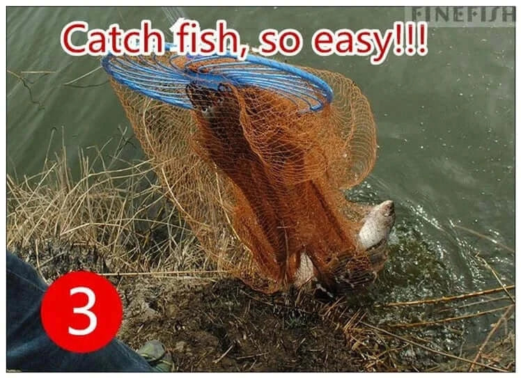 China China USA Style Easy Throw Cast Nets Strong Line Catch Fishing Net With Disc Small Mesh Hand Throw Network Outdoor Hunting Tool