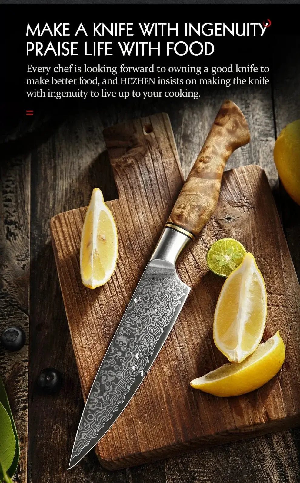 China China utilityknife / 5 inch HEZHEN 5 inch Utility Knife Real 67 Layer Damascus Super Steel Super Cook Knife Pretty Peeling Knife Super Sharp Kitchen Knife