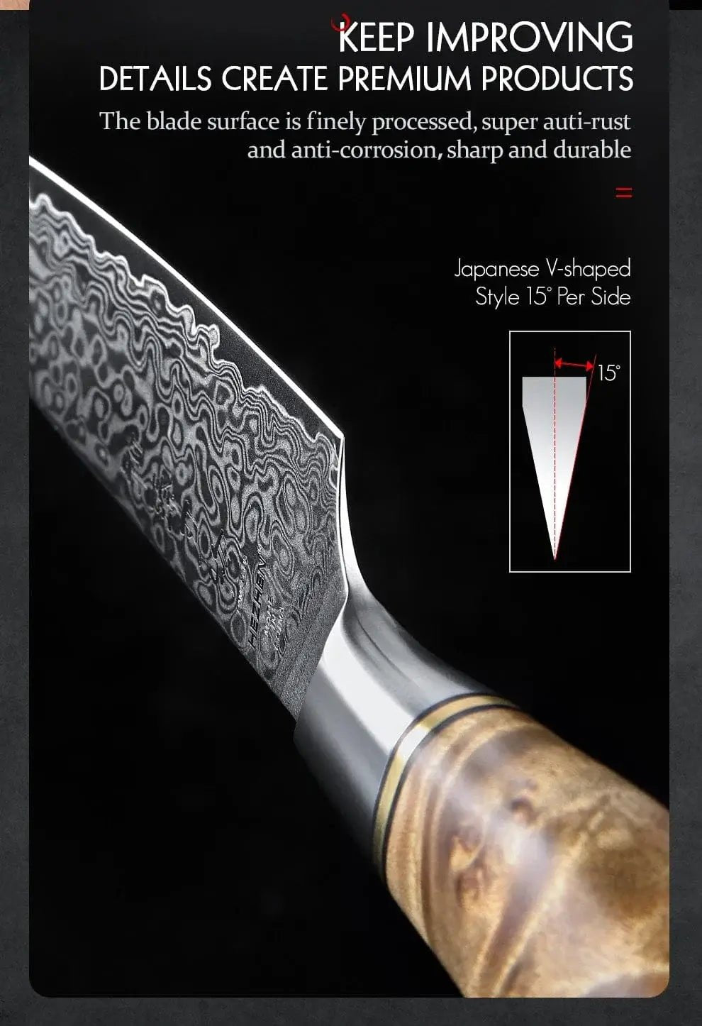 China China utilityknife / 5 inch HEZHEN 5 inch Utility Knife Real 67 Layer Damascus Super Steel Super Cook Knife Pretty Peeling Knife Super Sharp Kitchen Knife