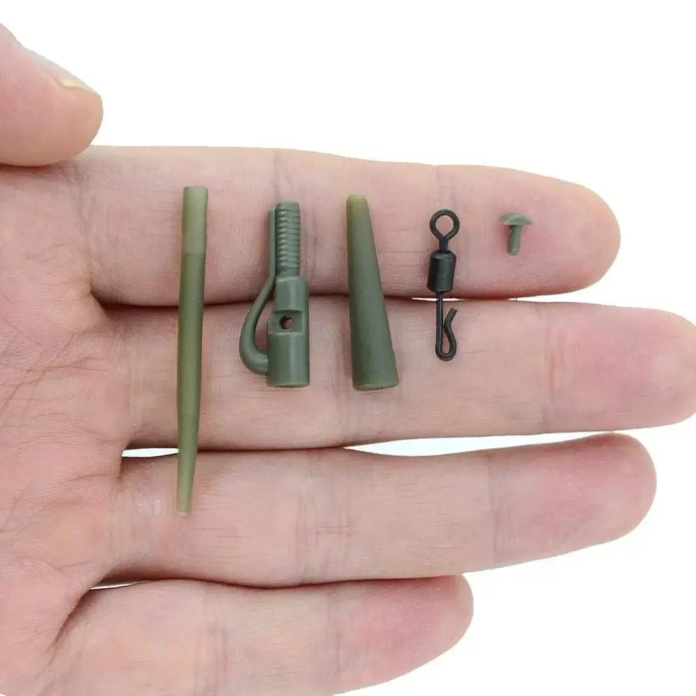 China China Variant Hirisi 40 x Carp Fishing Safety Lead Clips Tail Rubber Cone Anti Tangle Sleeve Quick Change Swivels Fishing Accessories Rig M5-1