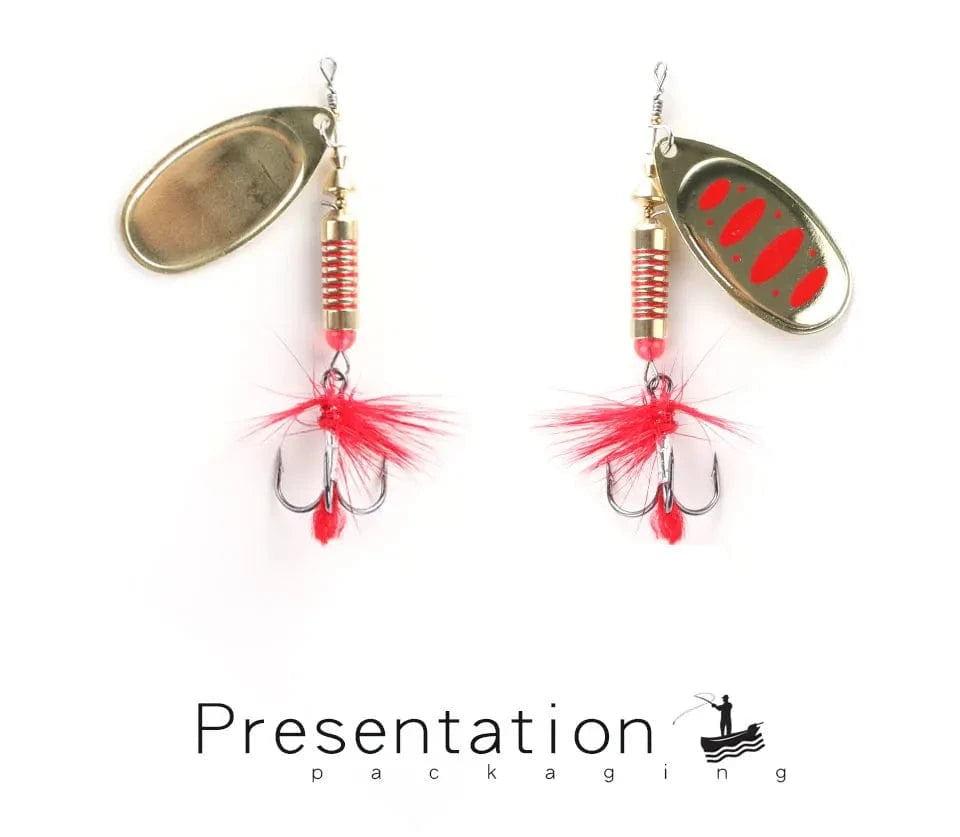 China China W.P.E New Spinner Lure 4pcs/lot 22 color 6.5g/10g/13.5g Hard Lure Spoon Fishing Lure with Treble Hook Metal Fishing Tackle Pesca