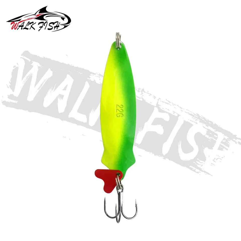 China China WALK FISH New 16g-28g Metal Spinner Spoon trout Fishing Lure Hard Bait Sequins Noise Paillette Bait hard sequins spinner
