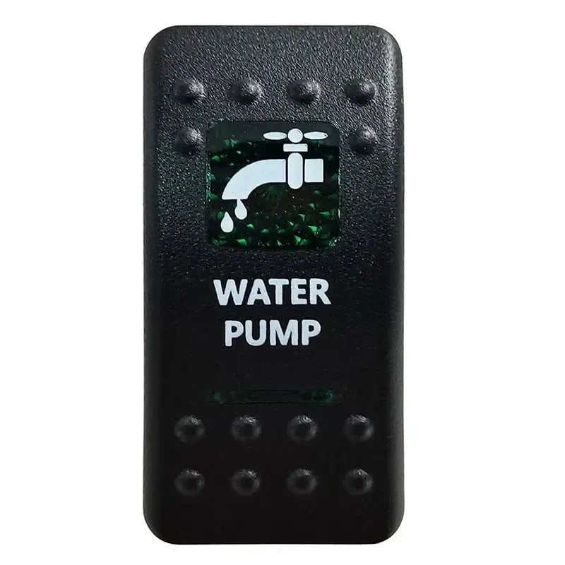 China China Water Pump Green Led Light Bar Rocker Switch SPST 5Pins/DPDT 7Pins For Car Marine Boat IP68 NARVA Carling ARB Auto Parts Camper Replacement