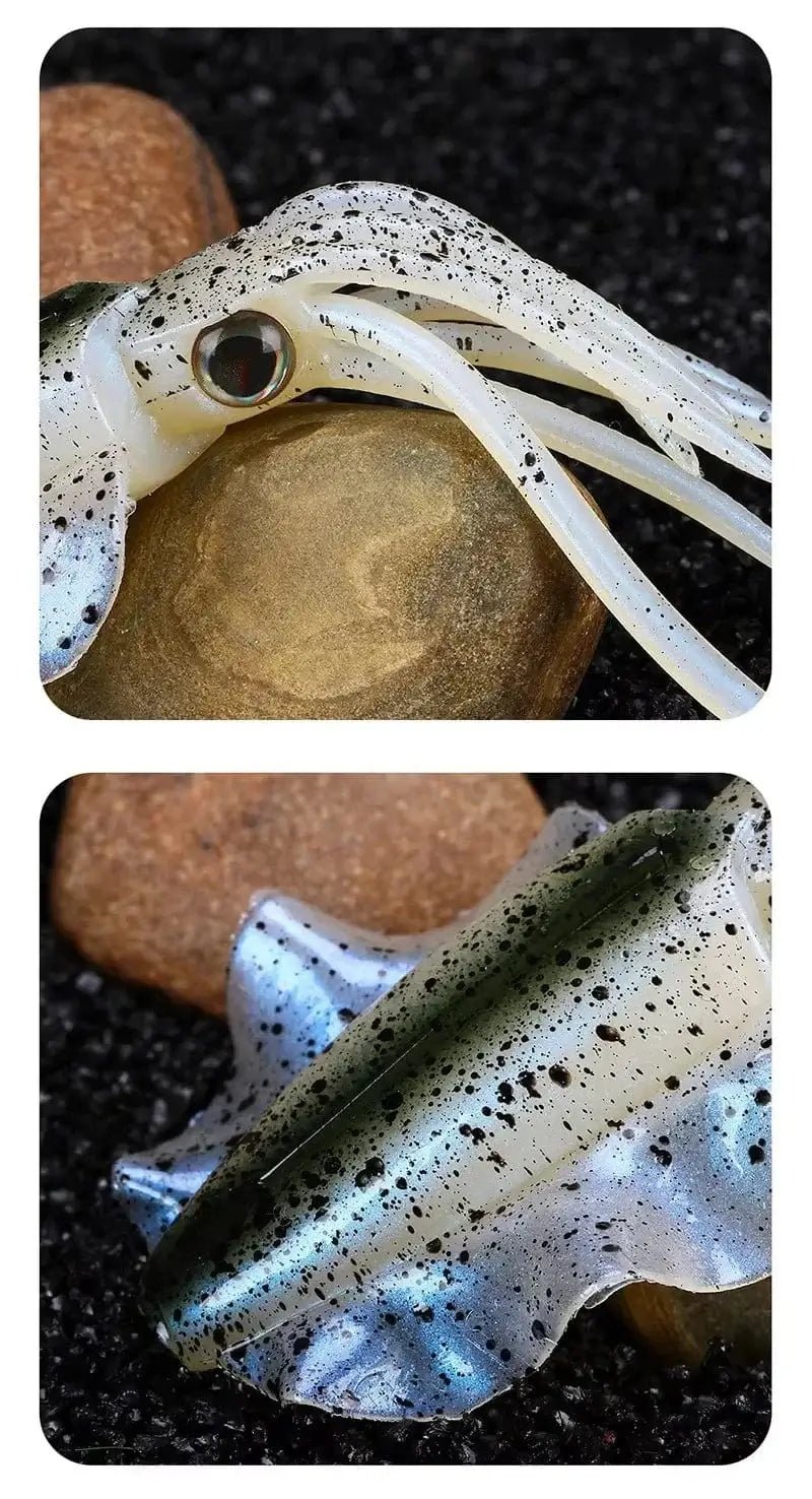 China China WEIHE （5pcs） 7cm/2g 10.5cm/7g soft fishing lure squid fishing bait lifelike octopus TPE swimbait for saltwater